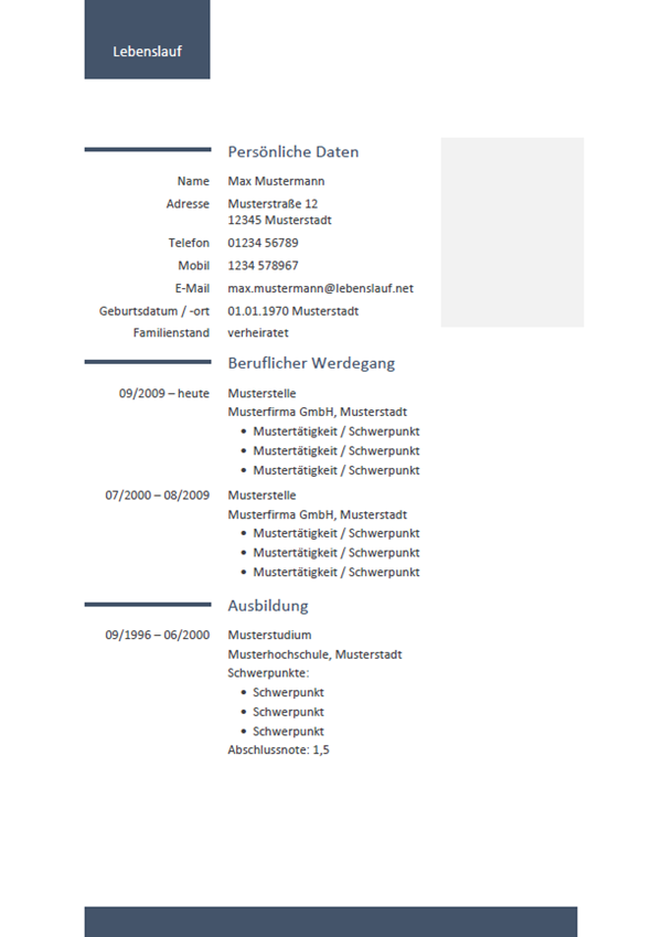 Lebenslauf Vorlagen Kostenlos Modern Professionell 2020