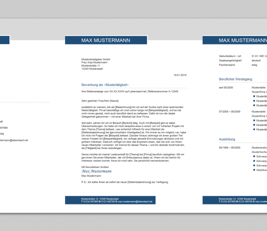 Vorlage / Muster: Bewerbung für einen Nebenjob (kostenlos)