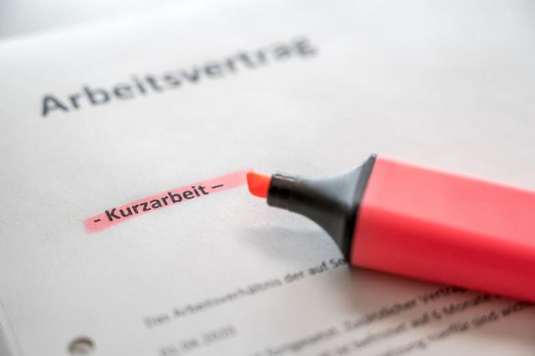 Der Abschnitt Kurzarbeit im Arbeitsvertrag