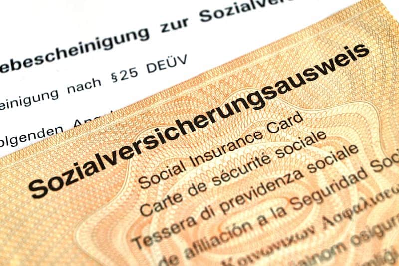 Ein Ausweis für die deusche Sozialversicherung, was ist die Sozialversicherungsnummer?